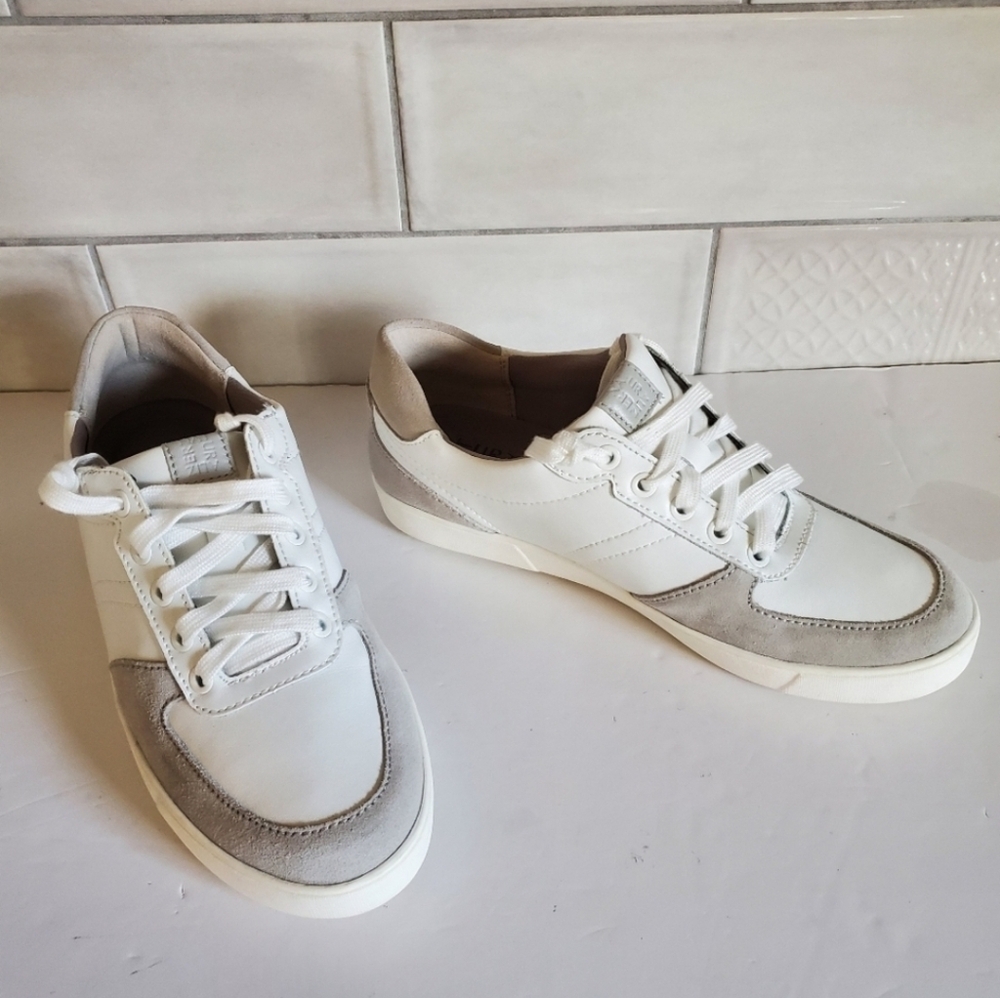 NWT Naturalizer 9.5 Modern Contemporary Academia Tennis Prep Leather Sneakers - Picture 5 of 10